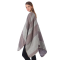 Châle Wrap Poncho pour femmes Open Front Cape Cardigan pour les vacances d&#39;hiver